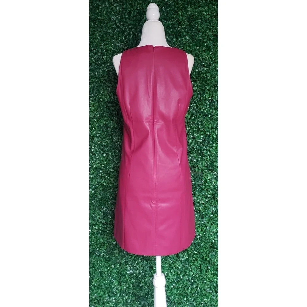 53. J.Crew Shift dress in faux leather